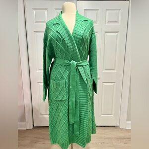 G by Giuliana Plus Size Vibrant Green Knit Sweater